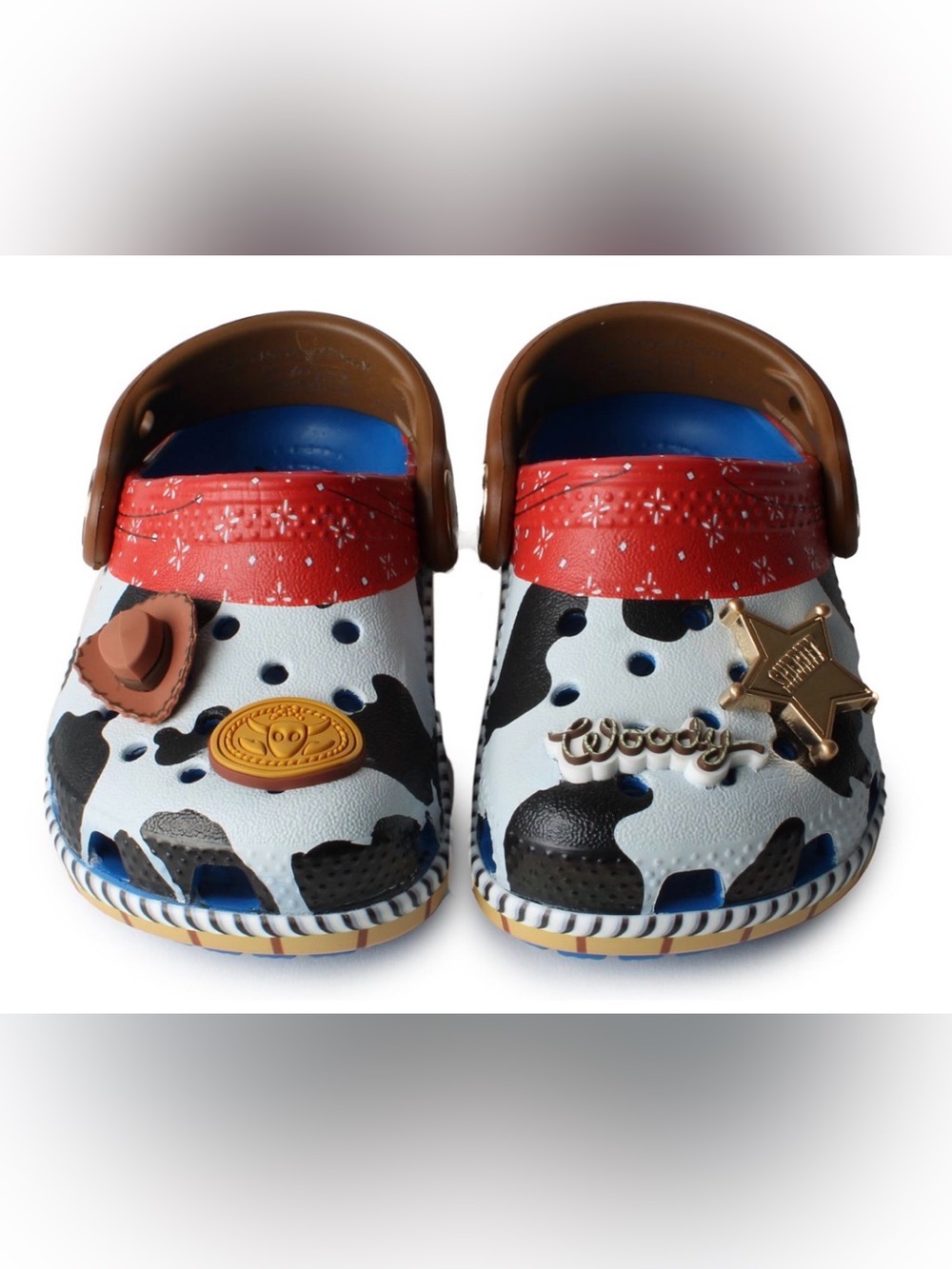 EUC Disney Pixar Toy Story Limited Edition Woody Kids Crocs Size C9
